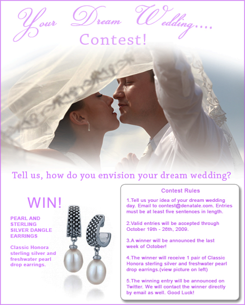 Dream wedding contest entries